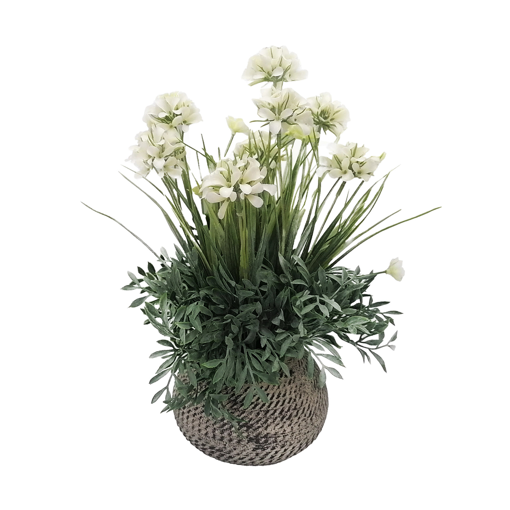 Umelý kvet v kvetináči 35 cm.