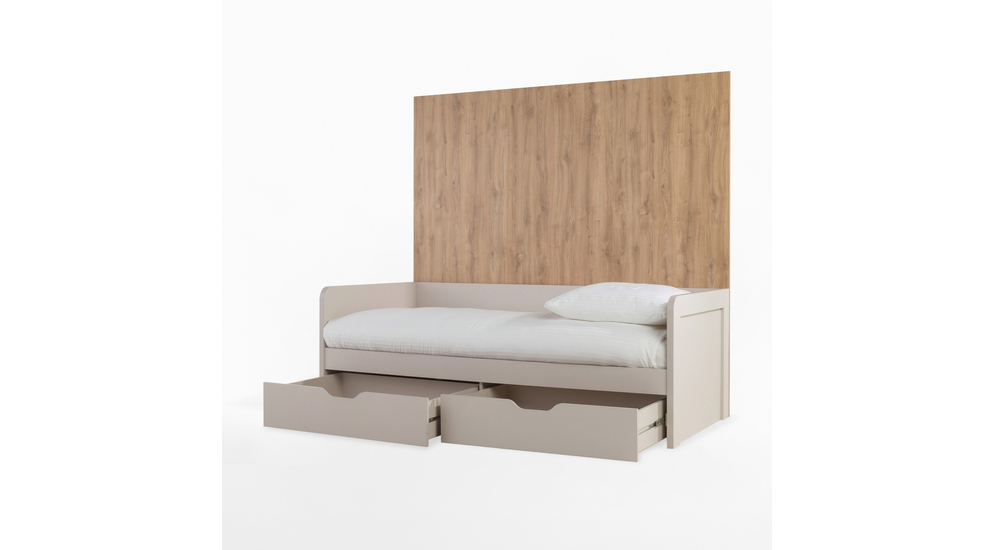 Súprava posteľ + stenový panel 207 MAX MODERN 90x200 cm