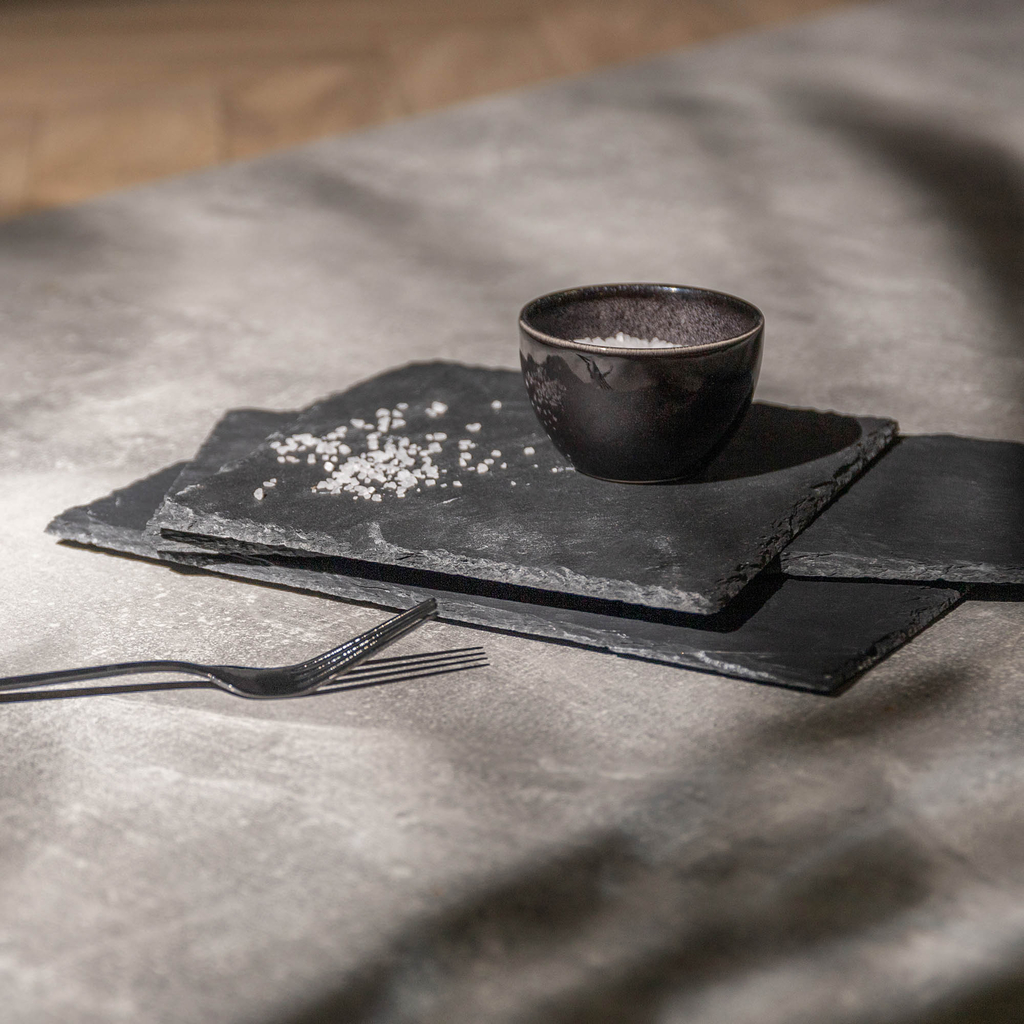 Bridlicový podnos na servírovanie občerstvenia 30x20 cm