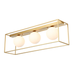 Stropné svietidlo MEDIAMO 3 gule zlaté