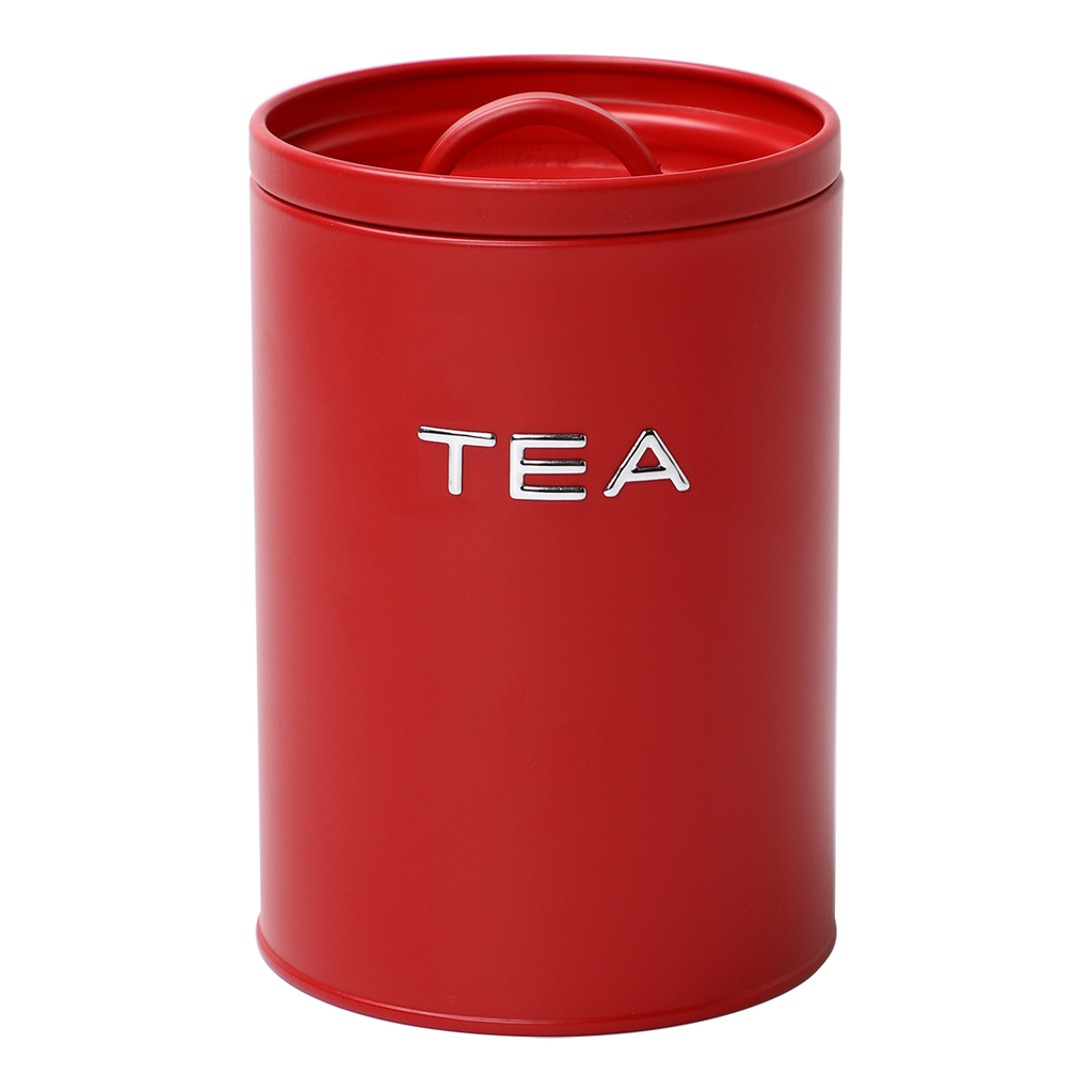 Kuchynská nádoba na čaj TEA červená