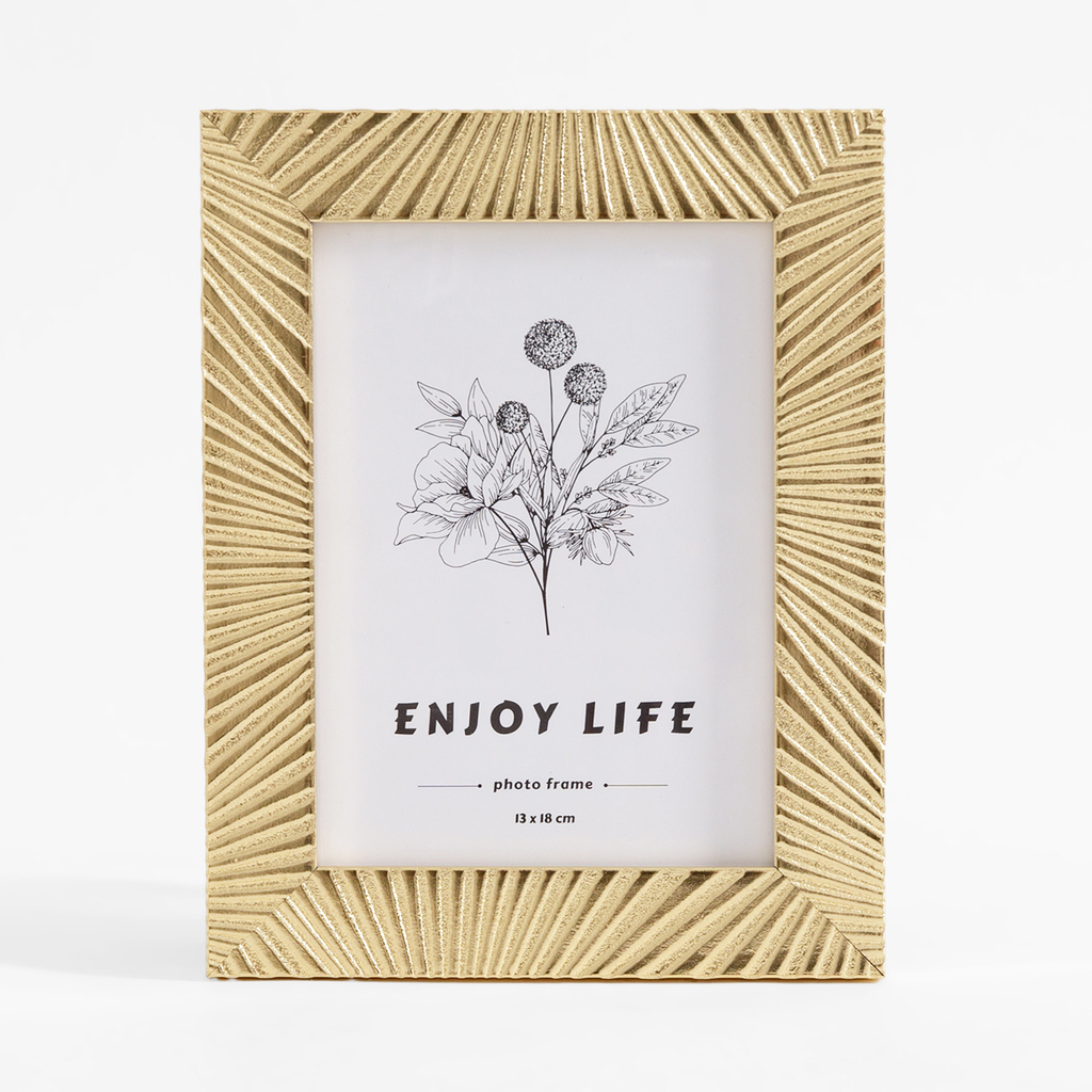 Rám na fotografiu v glamour štýle 13x18 zlatý