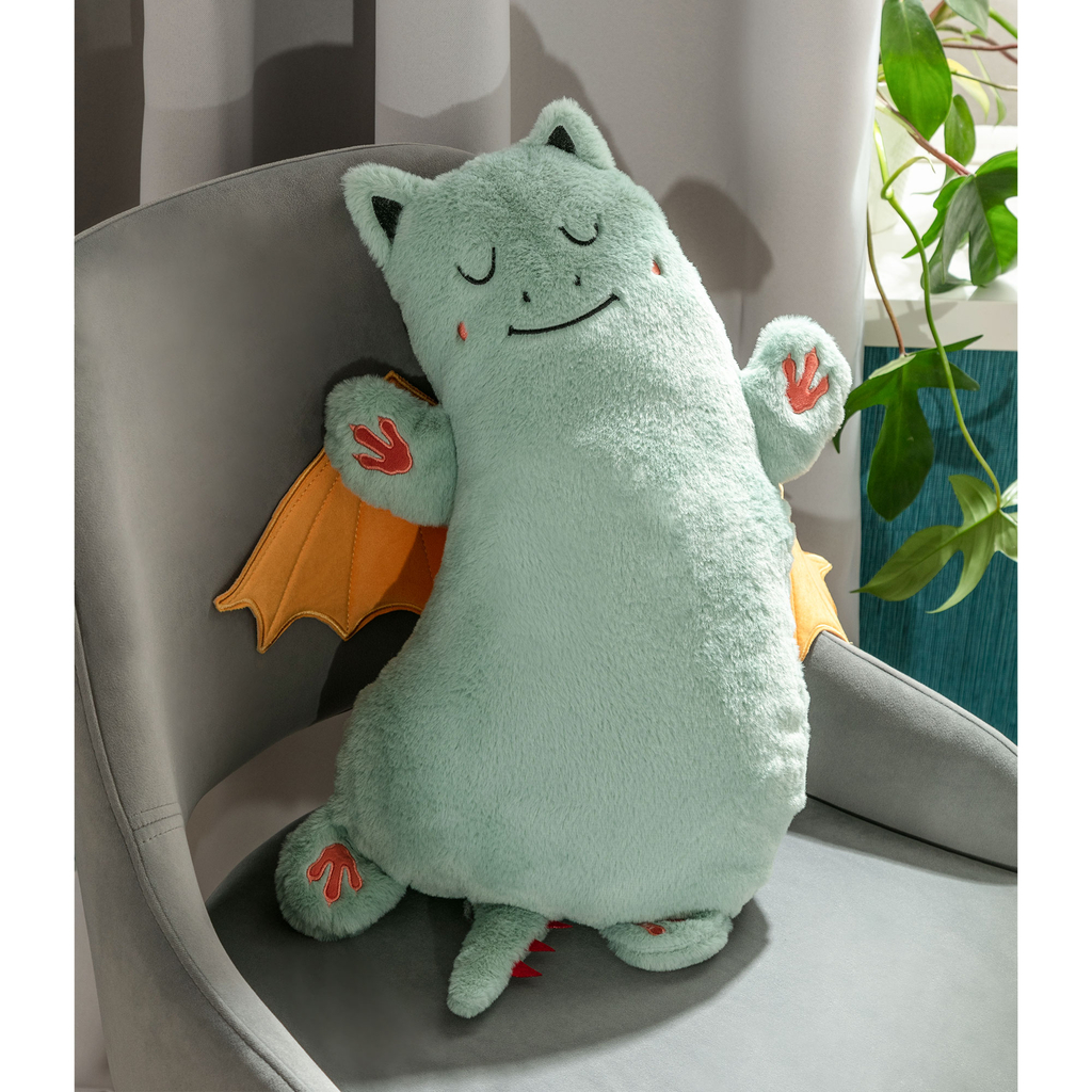 Vankúš - plyšák HUGGIE DRAK 50x33 cm