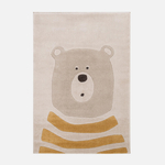 Krémový koberec s medvedíkom KIDY 120x170 cm