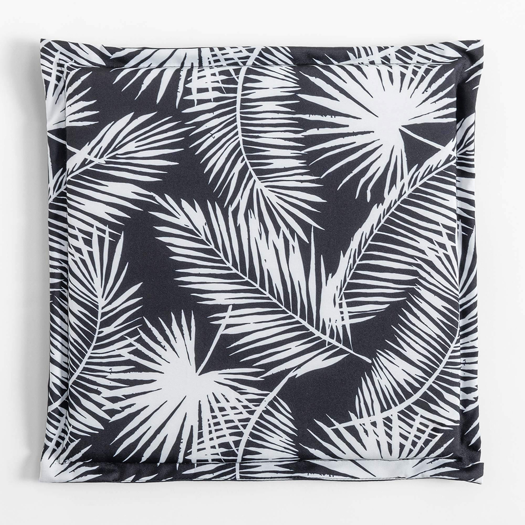 Vankúš na stoličku čierny SAMBA, 40x40 cm