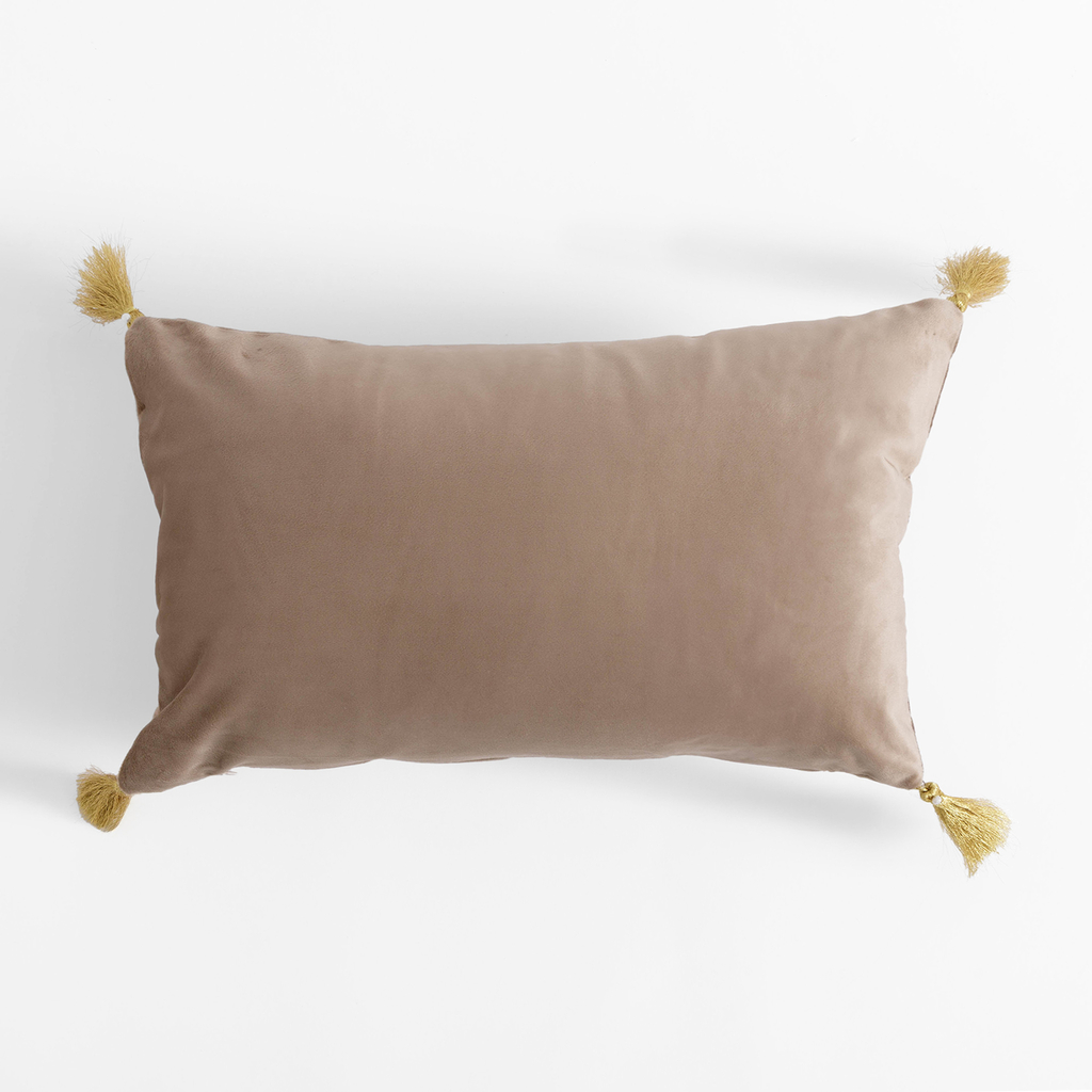 Dekoračná obliečka na vankúš tmavobéžová DJERBA 30x50 cm