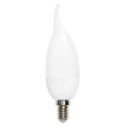 Dekoratívna LED žiarovka E14 4W svieca teplej farby DECO