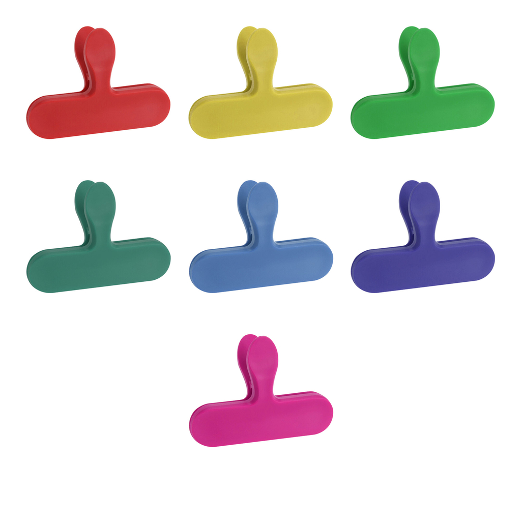 Súprava 7 klipov na uzatváranie vrecúšok