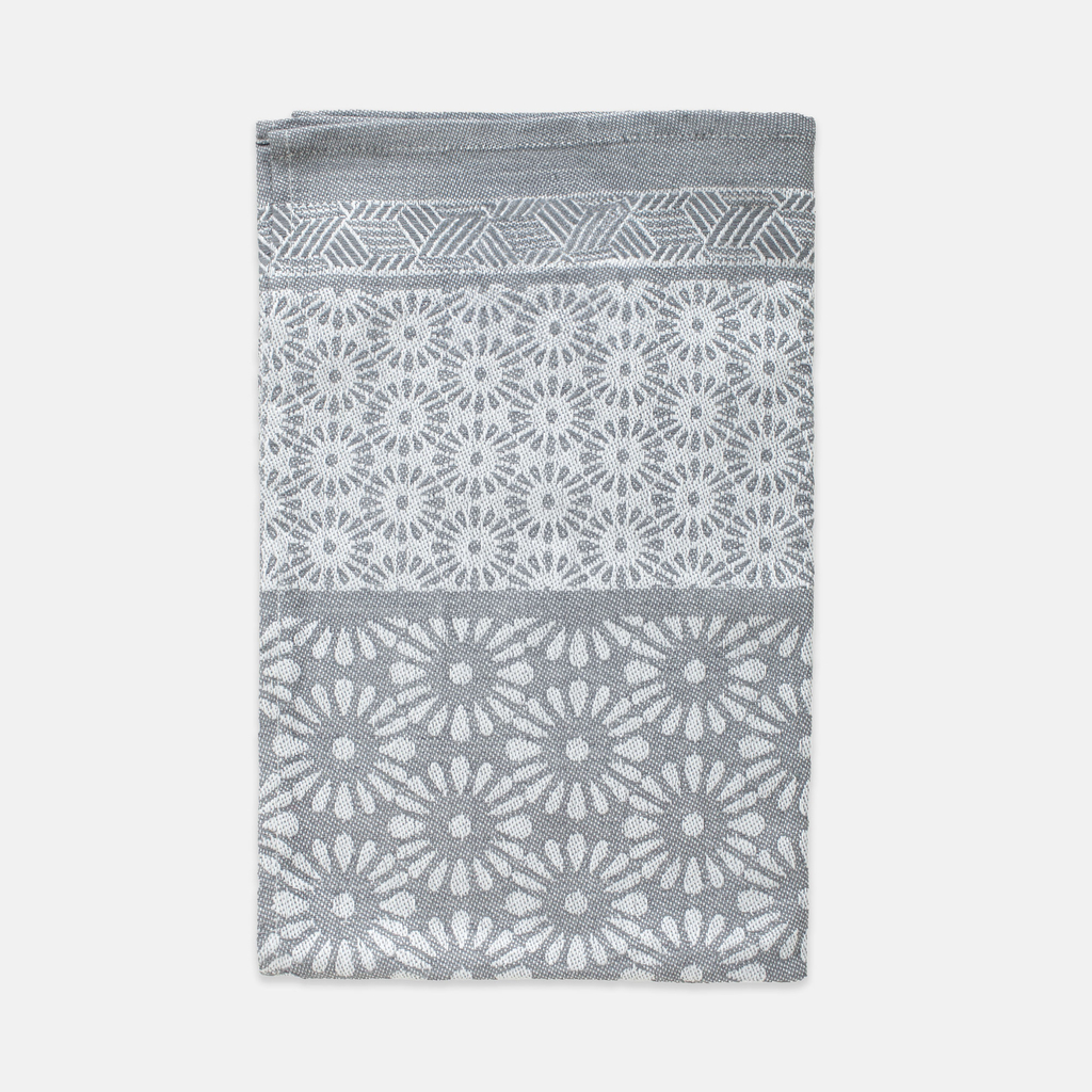 Kuchynská utierka CARINO sivo-biela 40x60 cm