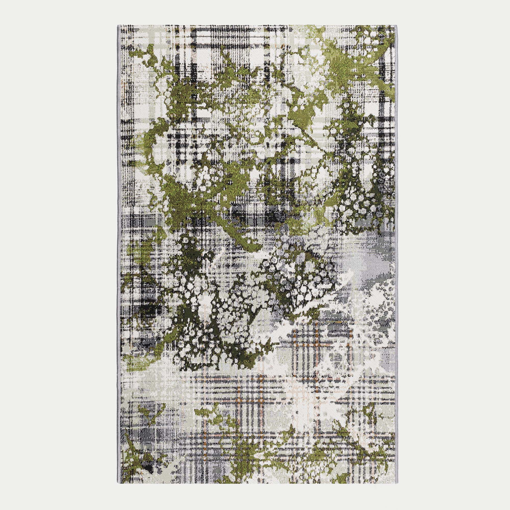 Šedo-zelený koberec MALTA 60x100 cm