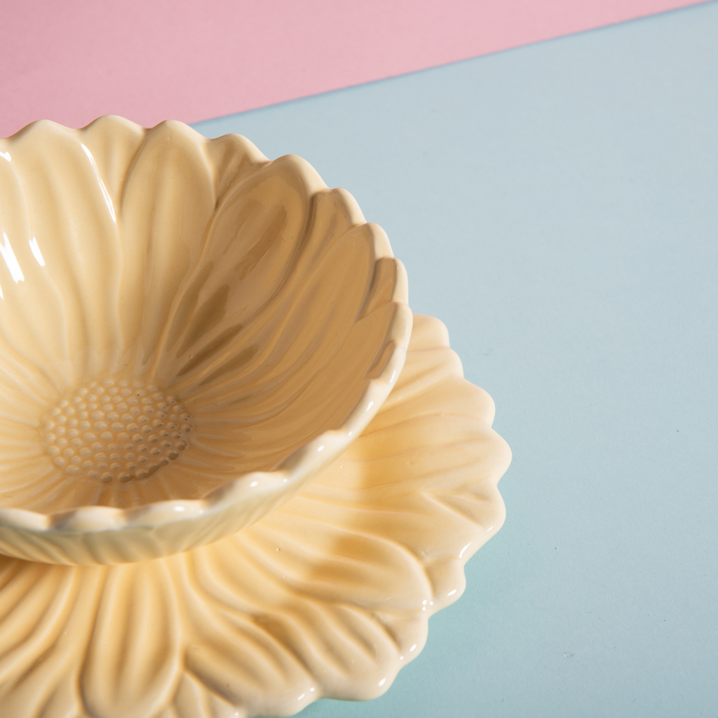 Žltá miska kvet 500 ml