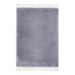 Sivý koberec so strapcami ALASKA 120x170 cm