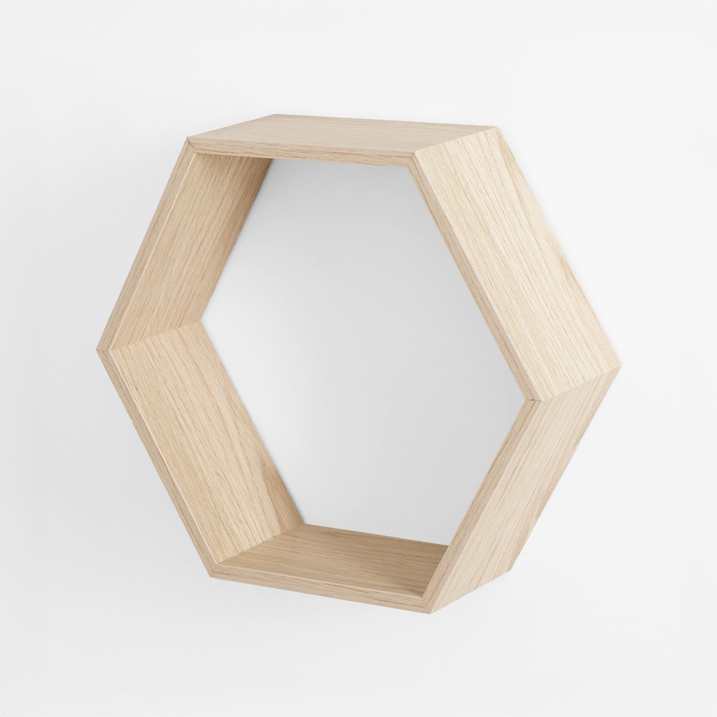 Súprava 3 geometrických nástenných políc