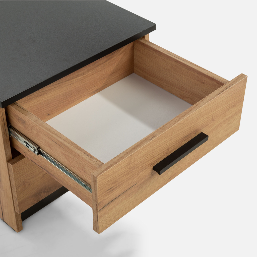 Sada 2 nočných stolíkov so zásuvkami MALI