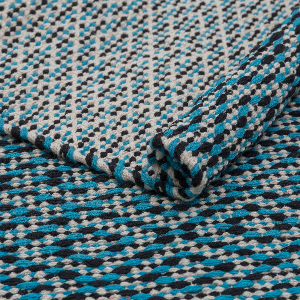 Tyrkysový koberec OREBO 50x80 cm