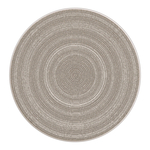 Okrúhly boho béžový koberec GINO 120 cm