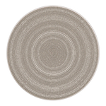 Okrúhly boho béžový koberec GINO 120 cm