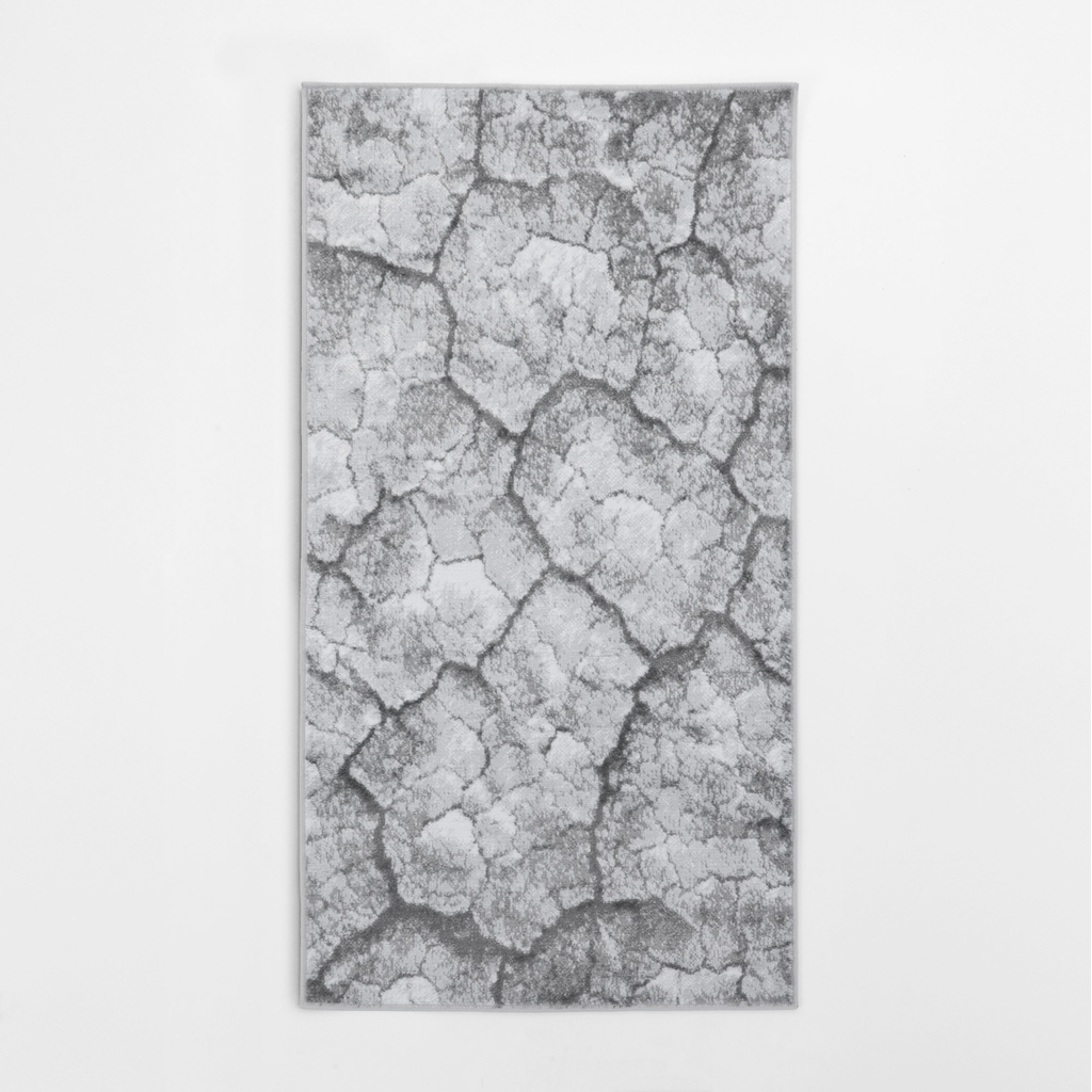 Koberec vzor stromovej kôry sivý MIRACLE 80x150 cm