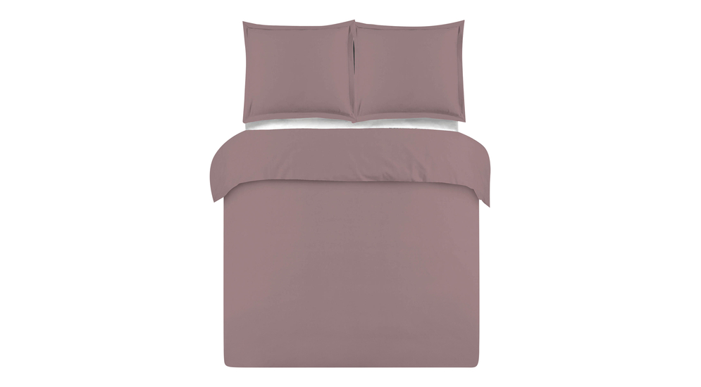 Ružová bavlnená posteľná súprava WELLIS 160x200 cm