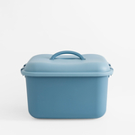 Úložný box na kolieskach, modrý, 40x32x26 cm