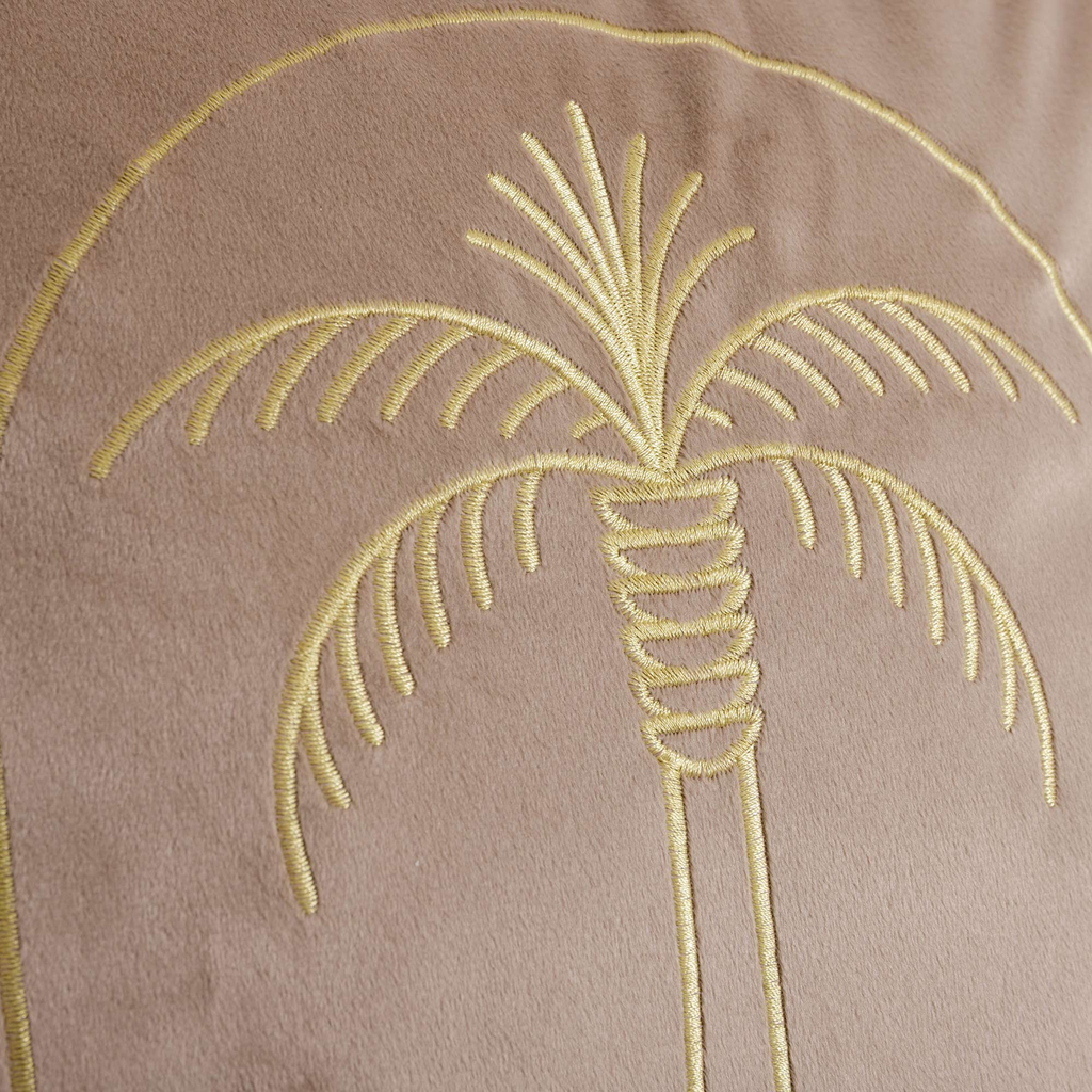 Dekoračná obliečka na vankúš tmavobéžová DJERBA 45x45 cm