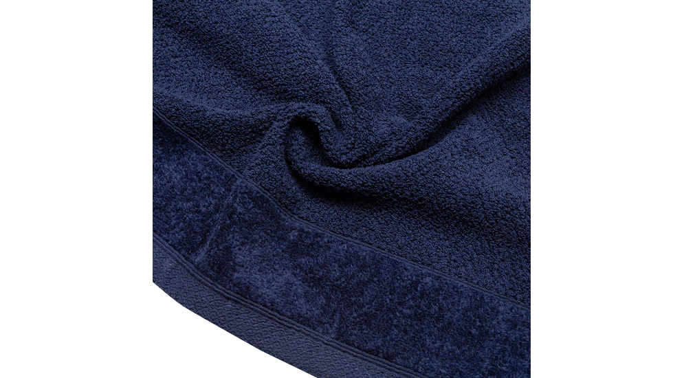 Bavlnený tmavomodrý uterák VITO 30x50 cm