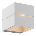Nástenné svietidlo TRANSFER WL 2 kocka biele