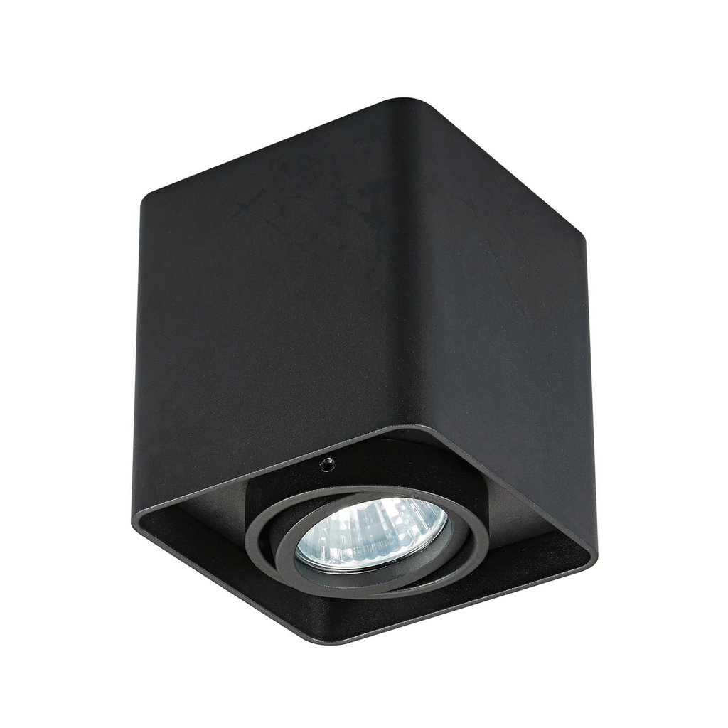 Čierne svietidlo QUADRY SL 1