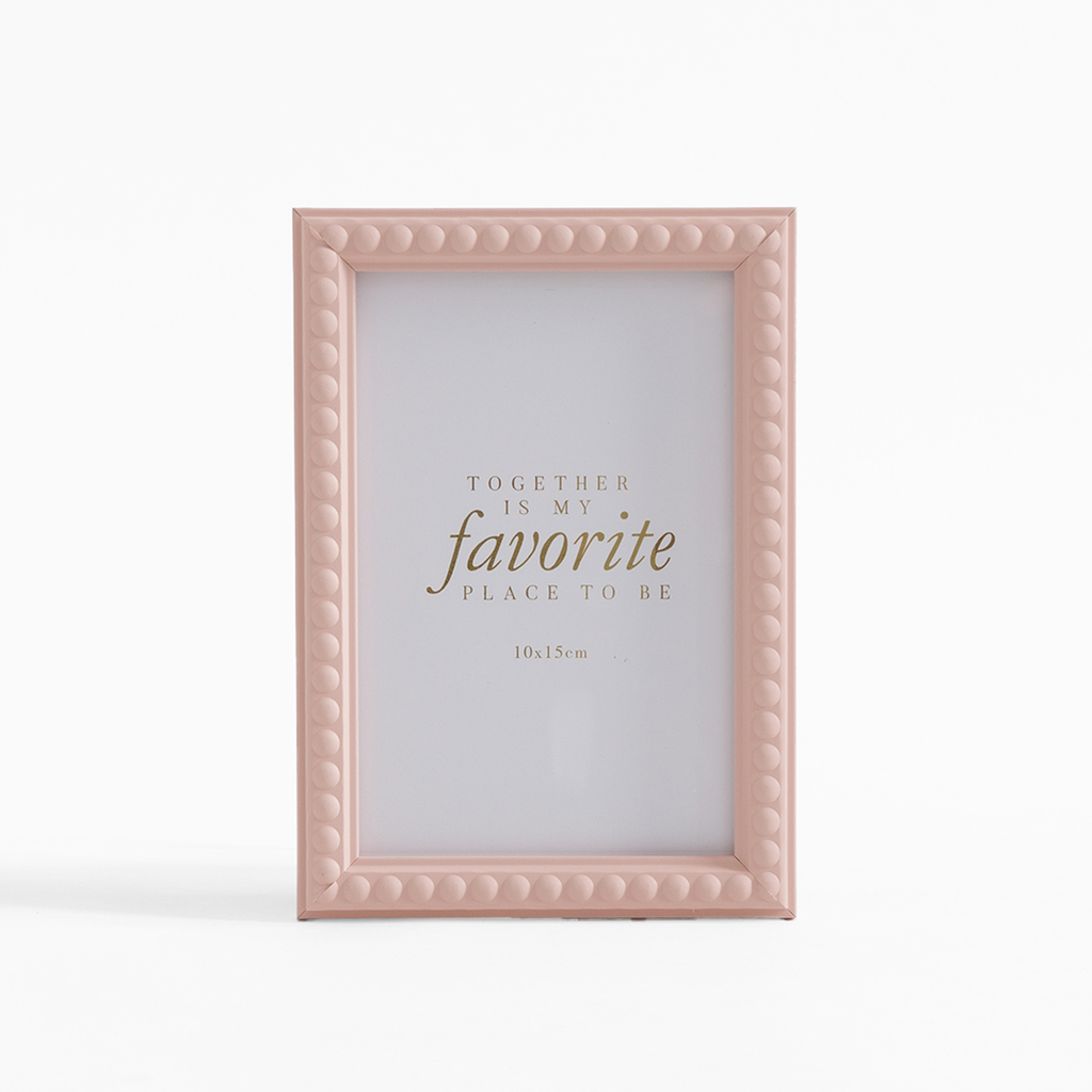 Rám na fotografie 10x15 cm ružový