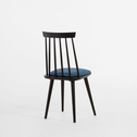 Velúrová stolička TANARO modrá
