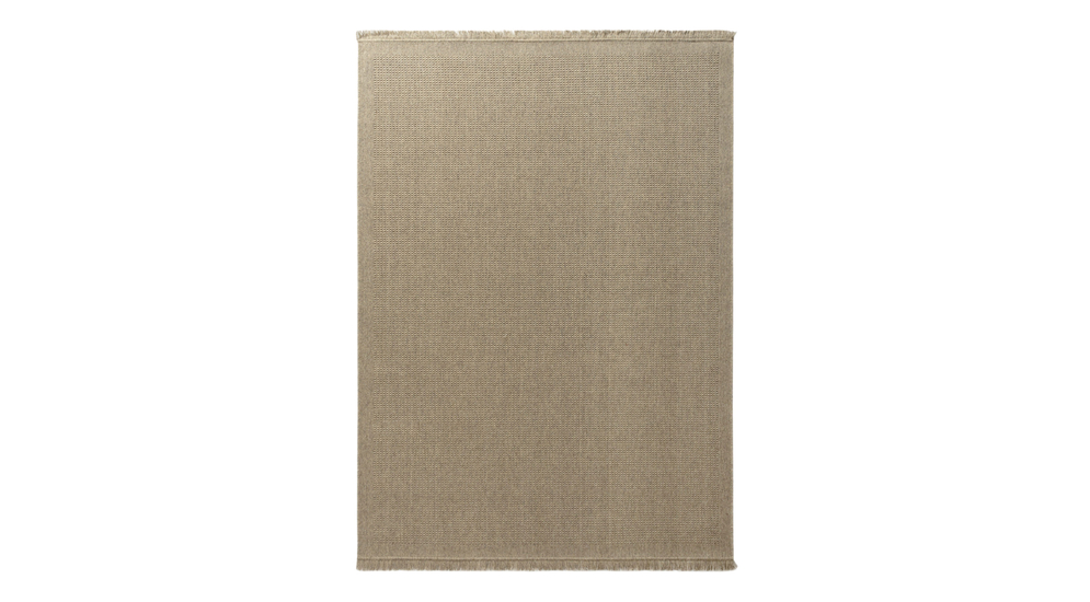 Vlnený koberec WOOL so strapcami béžový 160x230 cm