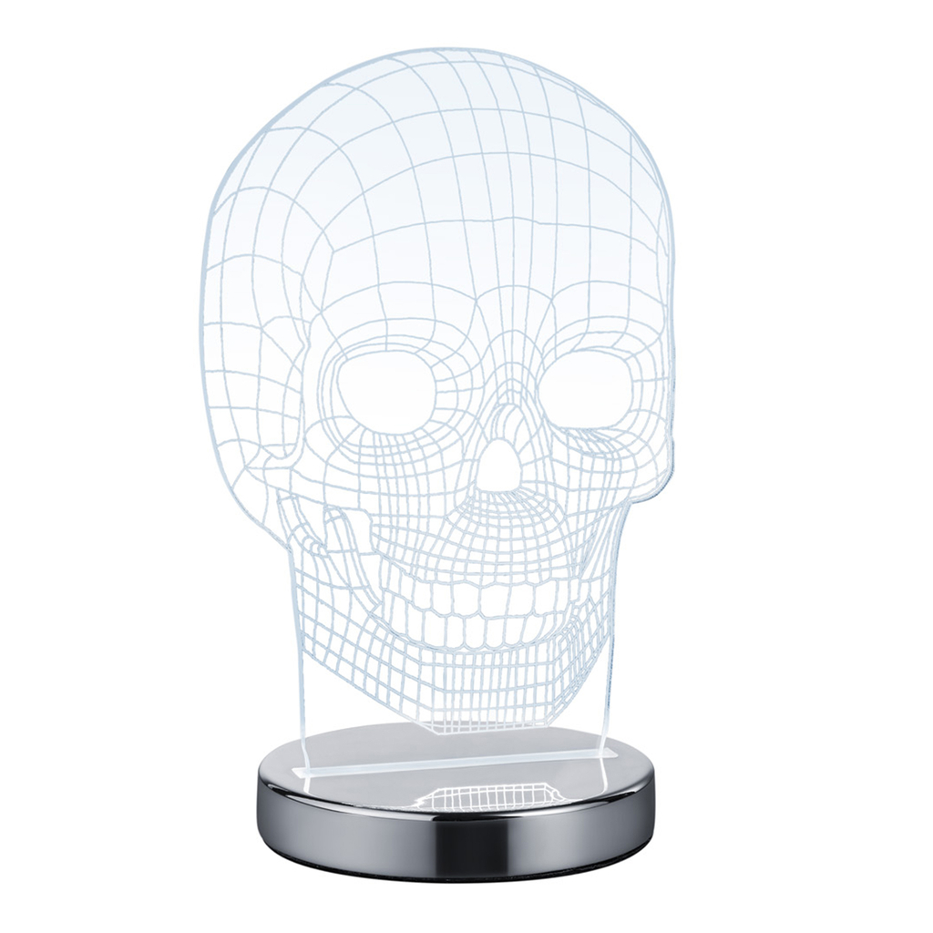 Dekoratívna lampa LED lebka SKULL
