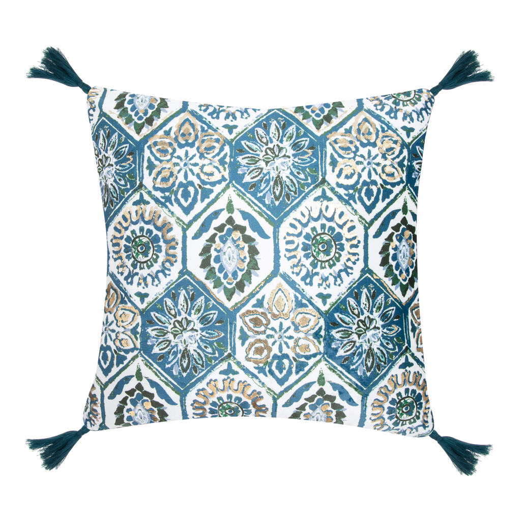 Obliečka na vankúš orientálna biela LORIENT 45 x 45 cm