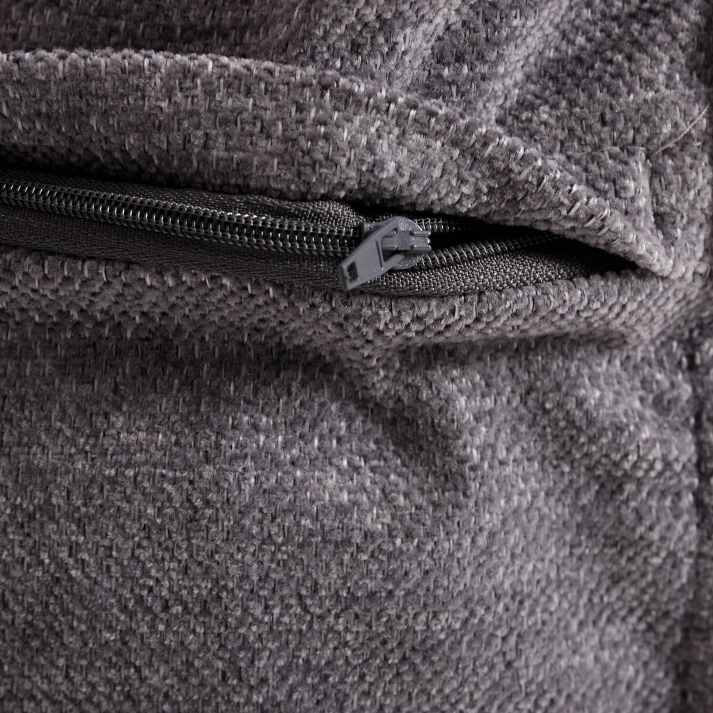 Obliečka na vankúš v sivej farbe LIBRA 45x45 cm