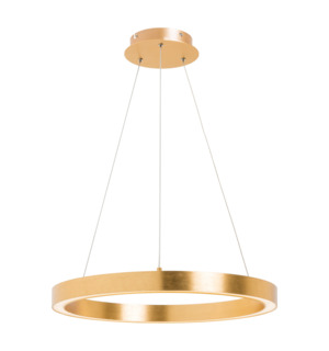 Závesná lampa LED zlatá CARLO 60 cm
