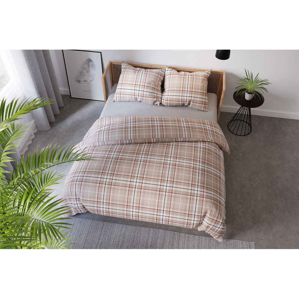 Posteľná súprava SAVANA z bavlneného saténu 220x200 cm