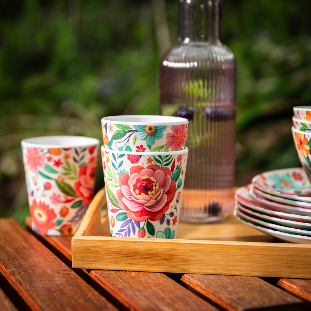 Melamínový kvetinový pohár 350 ml