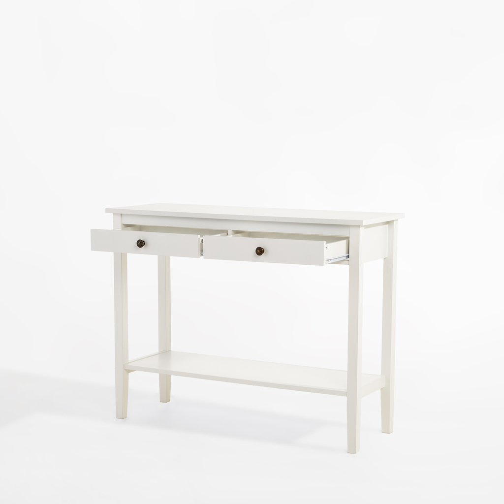 Konzola so zásuvkami SABINO biela