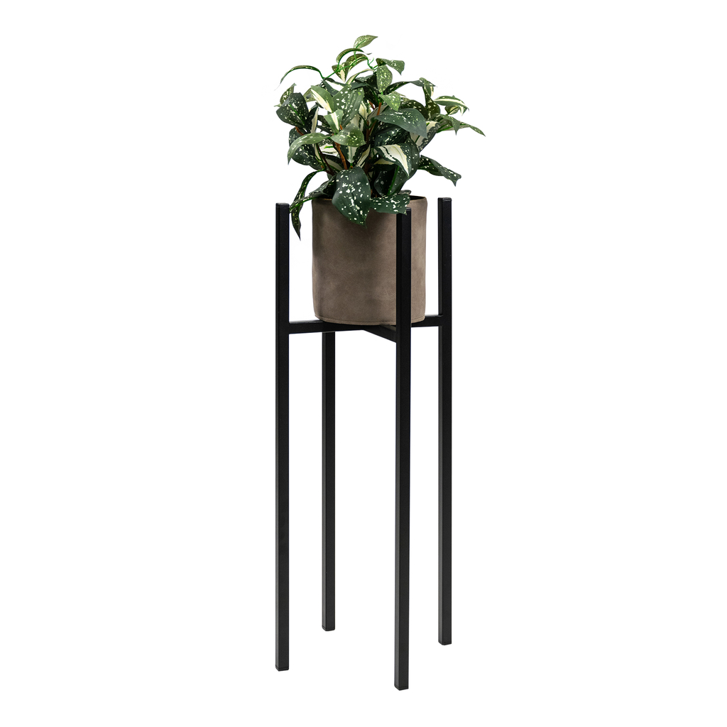 Kovový stojan na kvetináč ANGERS čierny