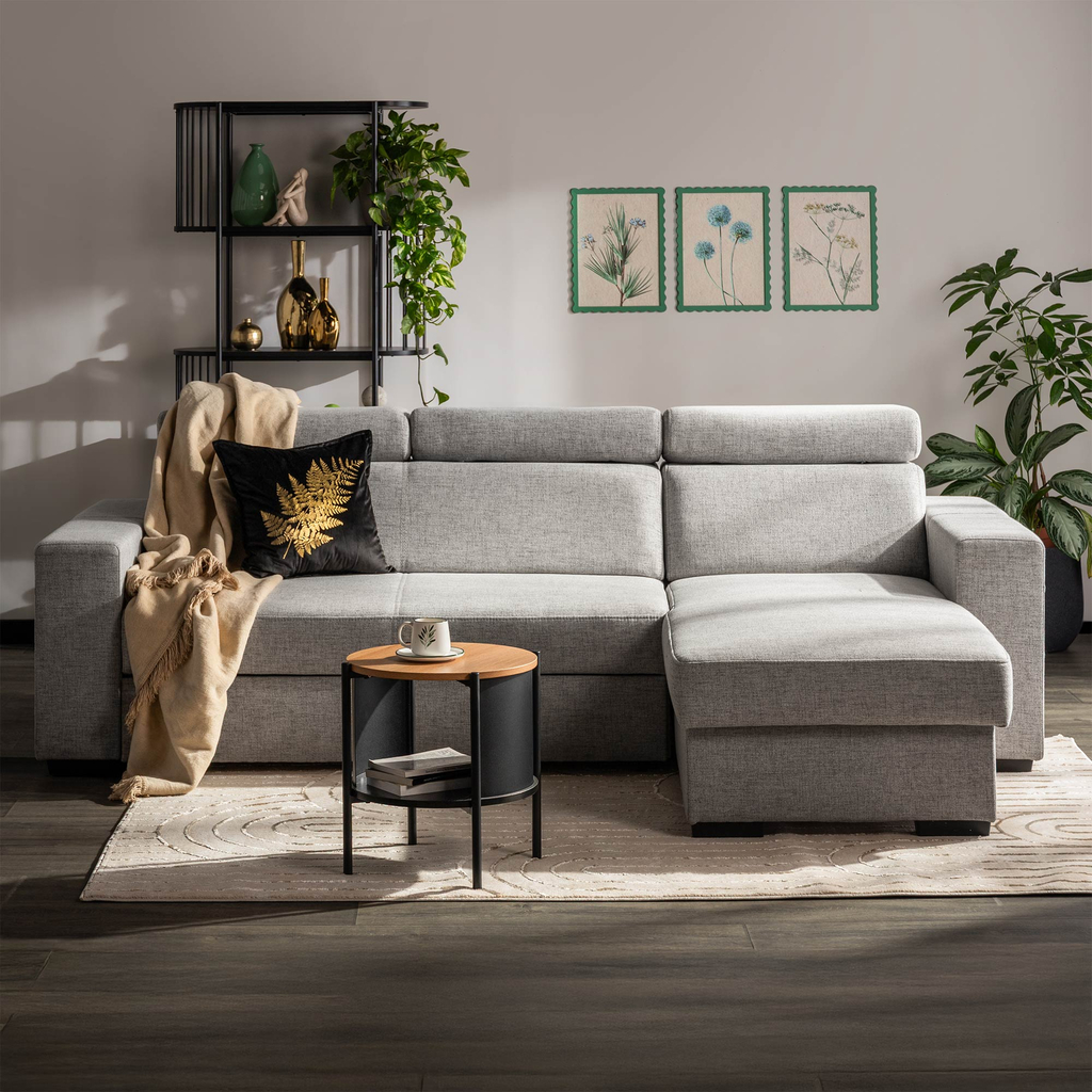 Botanický obraz vetvičky kôpru, béžovo-zelená 30x40 cm