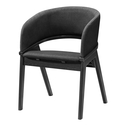 Drevená stolička REZKA čierna