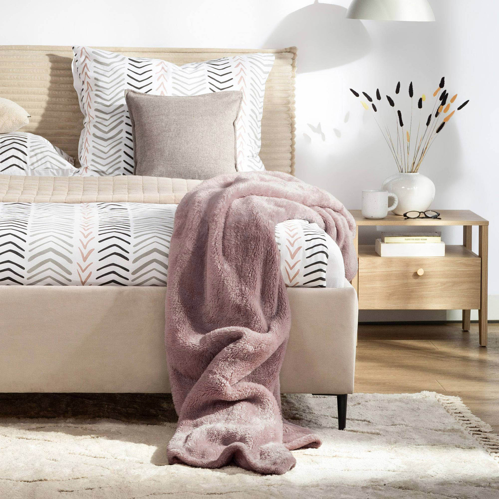 Deka ružová ORSO 150 x 200 cm