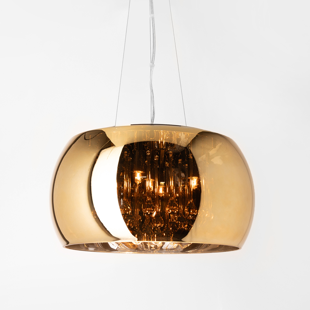 Závesné svietidlo CRYSTAL zlaté 40 cm