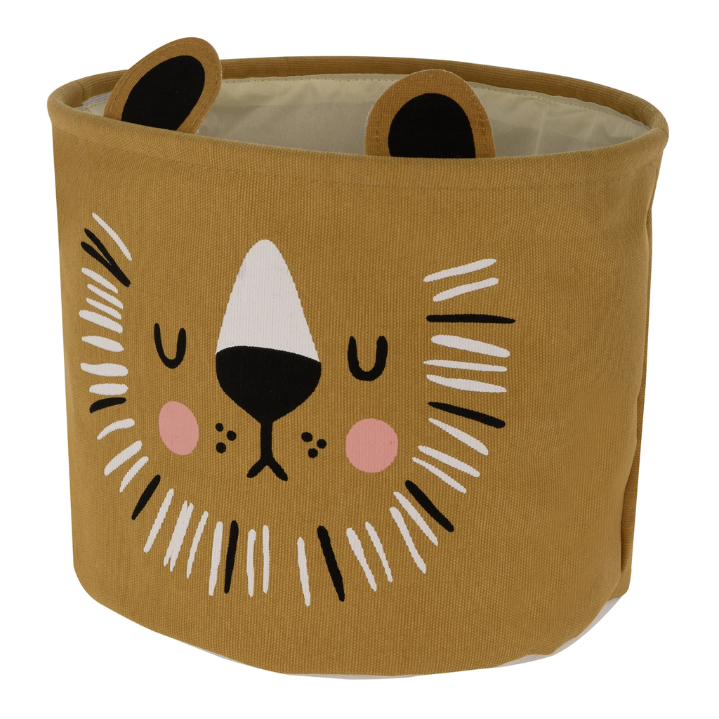 Súprava 2 košov na hračky ZVIERATÁ ORANŽOVÁ