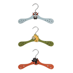 Detské drevené vešiaky MIX 3 ks.