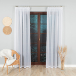 Záclona na páske WOAL biela 140x250 cm