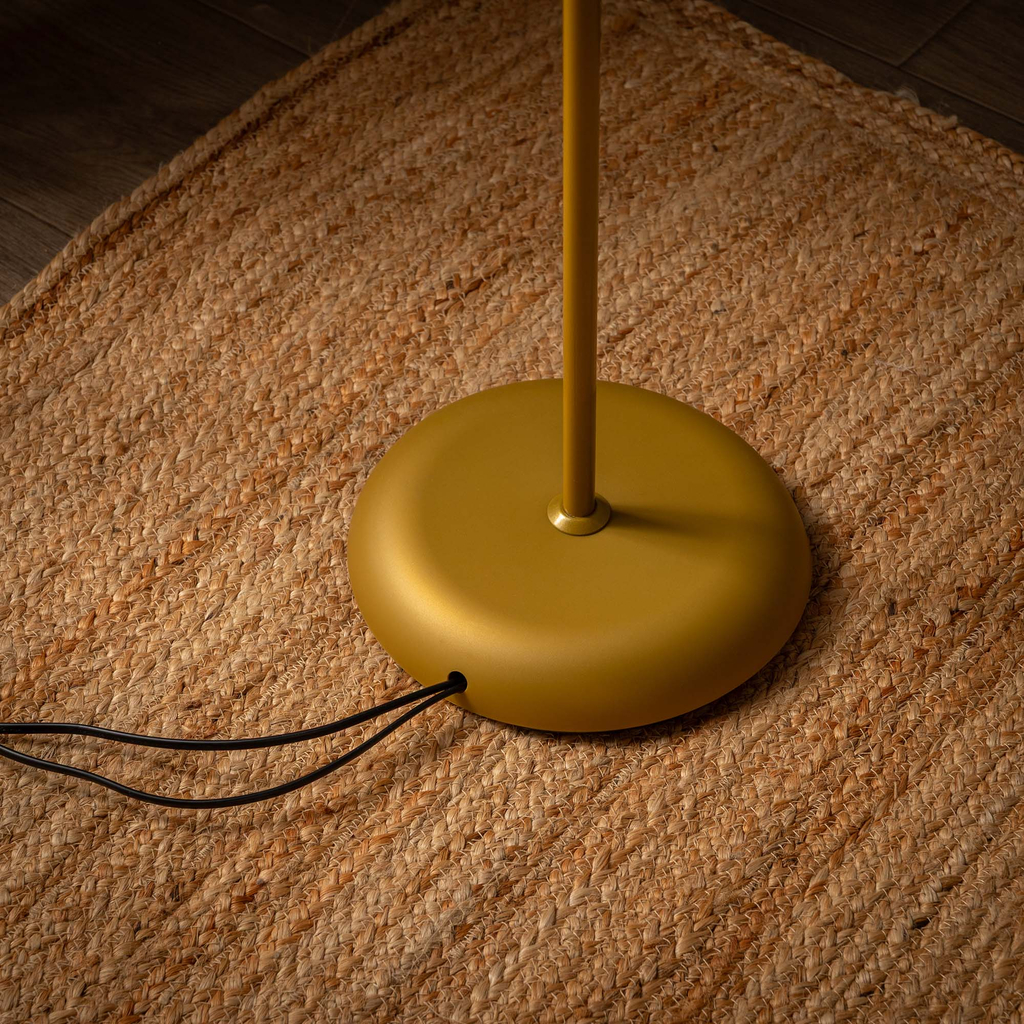 Stojacia lampa zlatá PESO