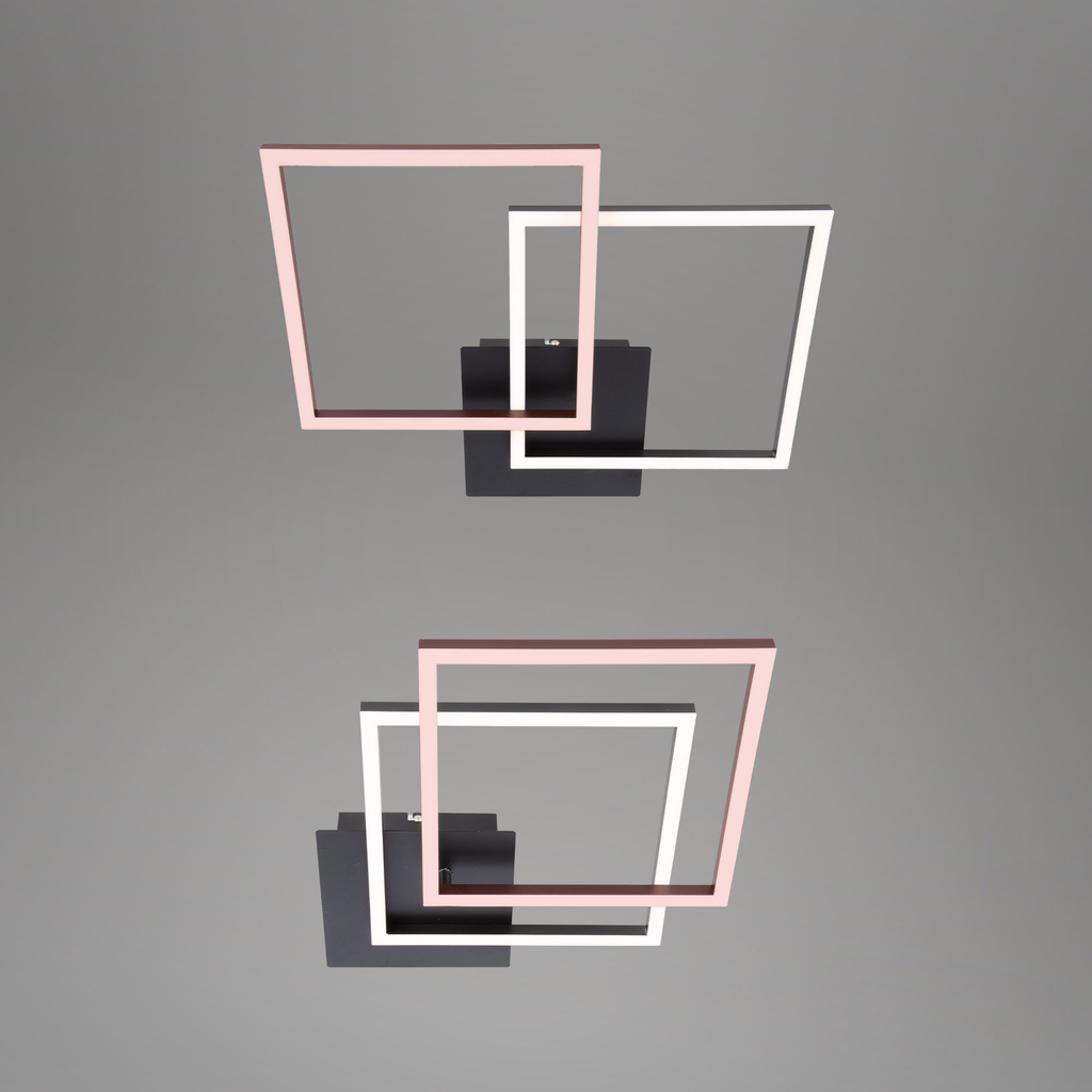 Stropná lampa otočná čierna FRAME LED 62 cm