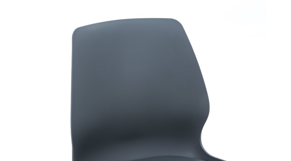 Jedálenská stolička šedá eko koža GOJA