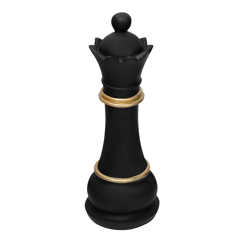 Dekorácia šachová figúrka čierno-zlatá HAJTMAN 25,5 cm
